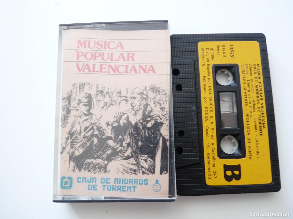 Cassetes antigas: CASETE, CASSETTE MUSICA POPULAR VALENCIANA. CAJA DE AHORROS DE TORRENT REF: 32-21