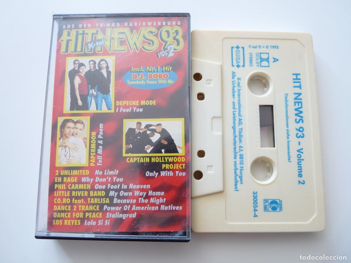 Alte Kassetten: CASETE, CASSETTE HIT NEWS 93. VOL 2 REF: 32-46