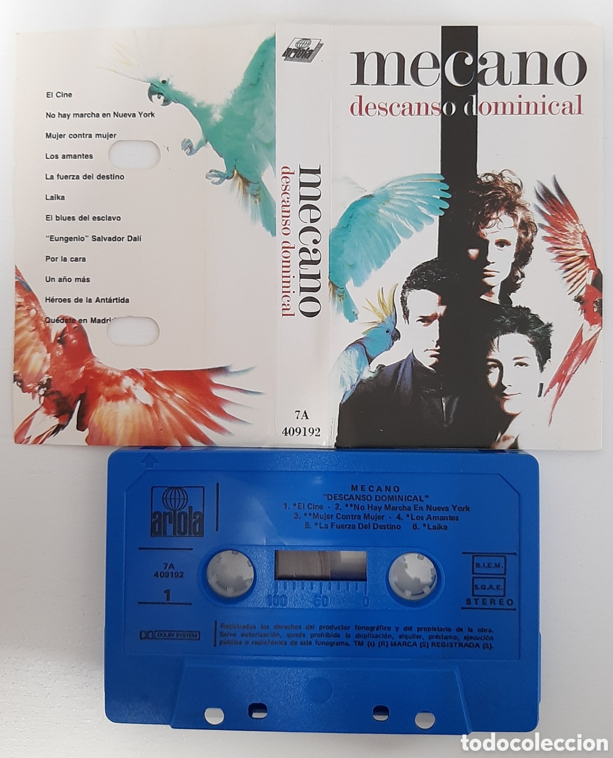 Casetes antiguos: MECANO &rdquo;DESCANSO DOMINICAL&rdquo; CASETE - Foto 1
