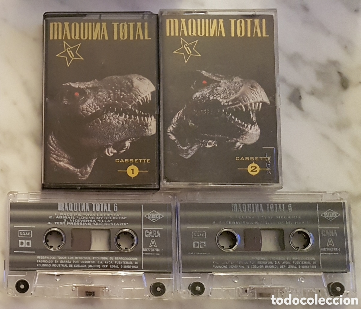 Casetes antiguos: MAQUINA TOTAL 6. 2 CASETES. DANCE - Foto 1