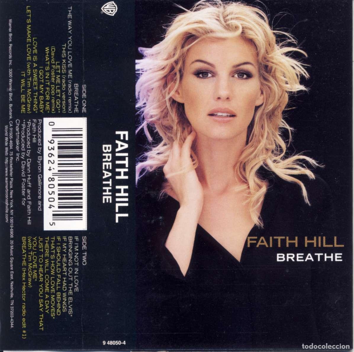 Casetes antiguos: Breathe (Compact Cassette) - Faith Hill - Foto 1