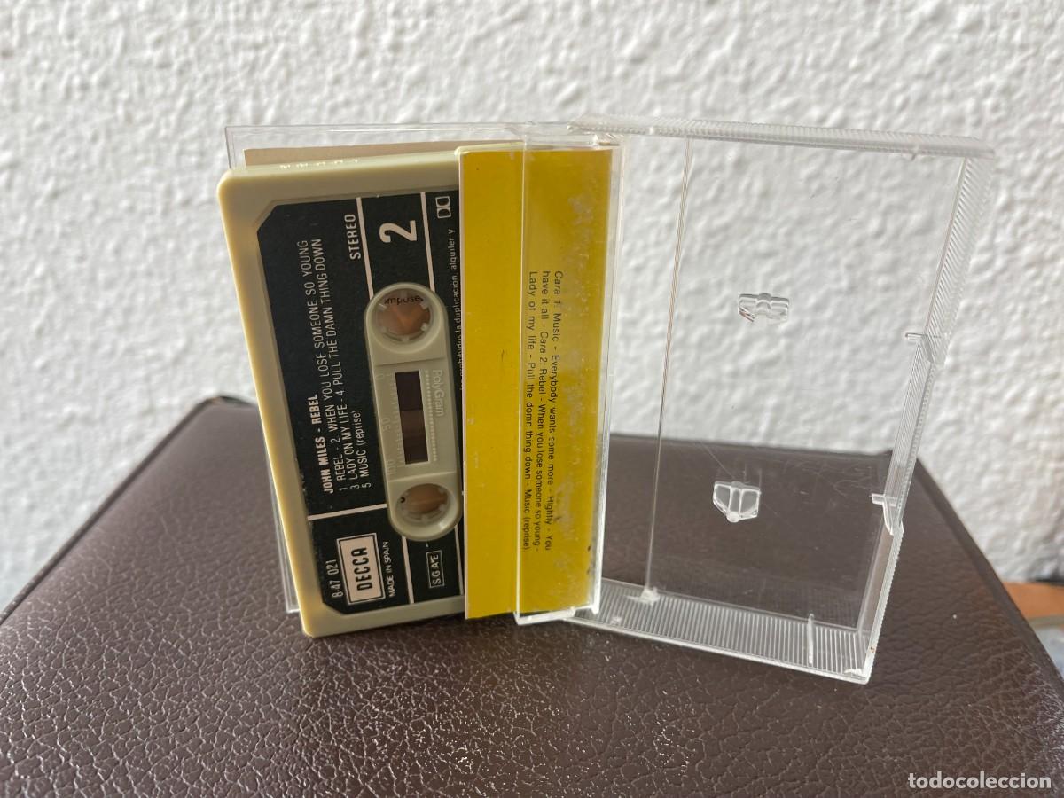 Casetes antiguos: John Miles - Rebel CASETE - Foto 2