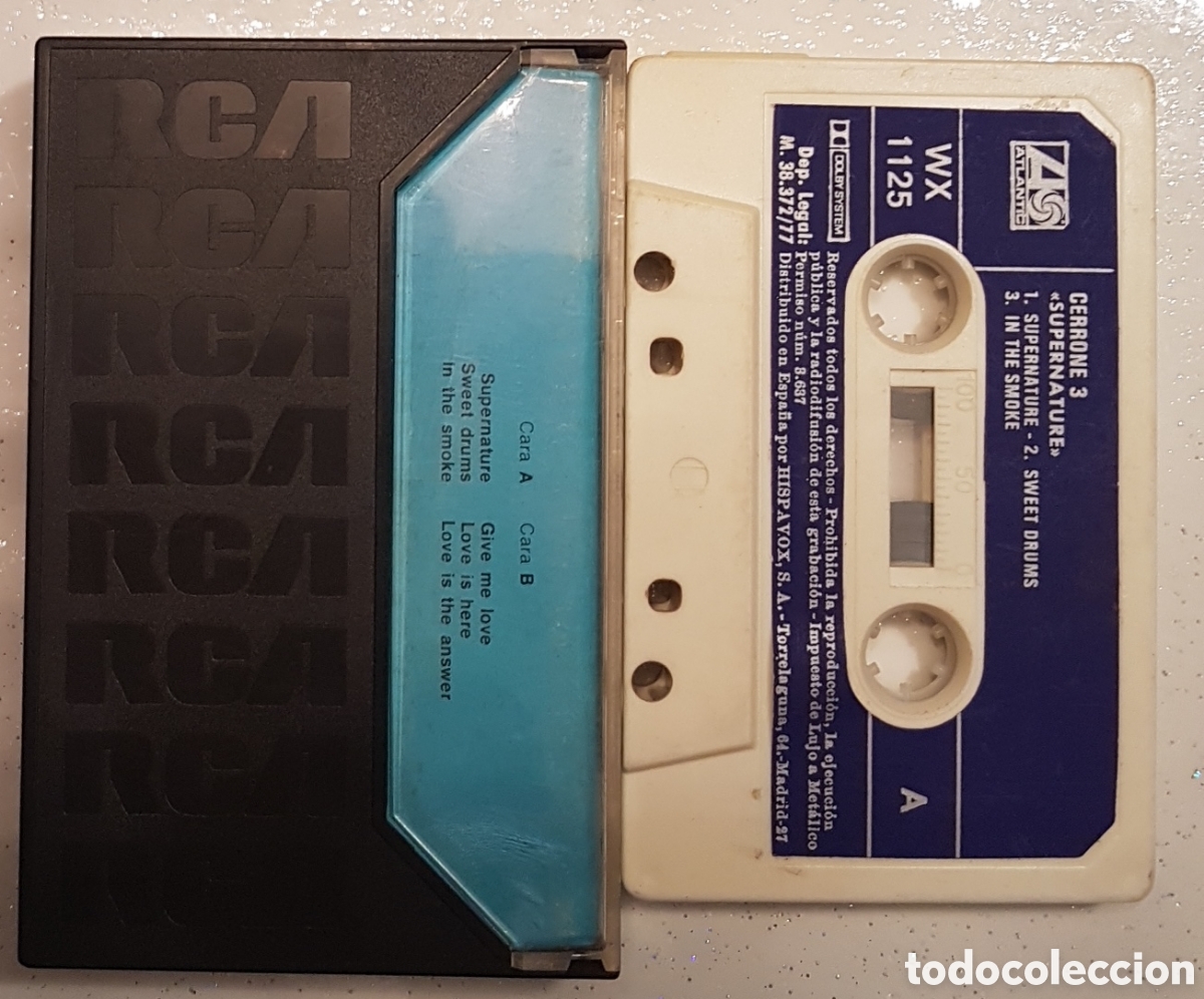 Casetes antiguos: CERRONE 3 - SUPERNATURE CASETE - Foto 2