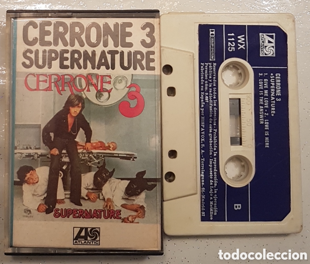 Casetes antiguos: CERRONE 3 - SUPERNATURE CASETE - Foto 1
