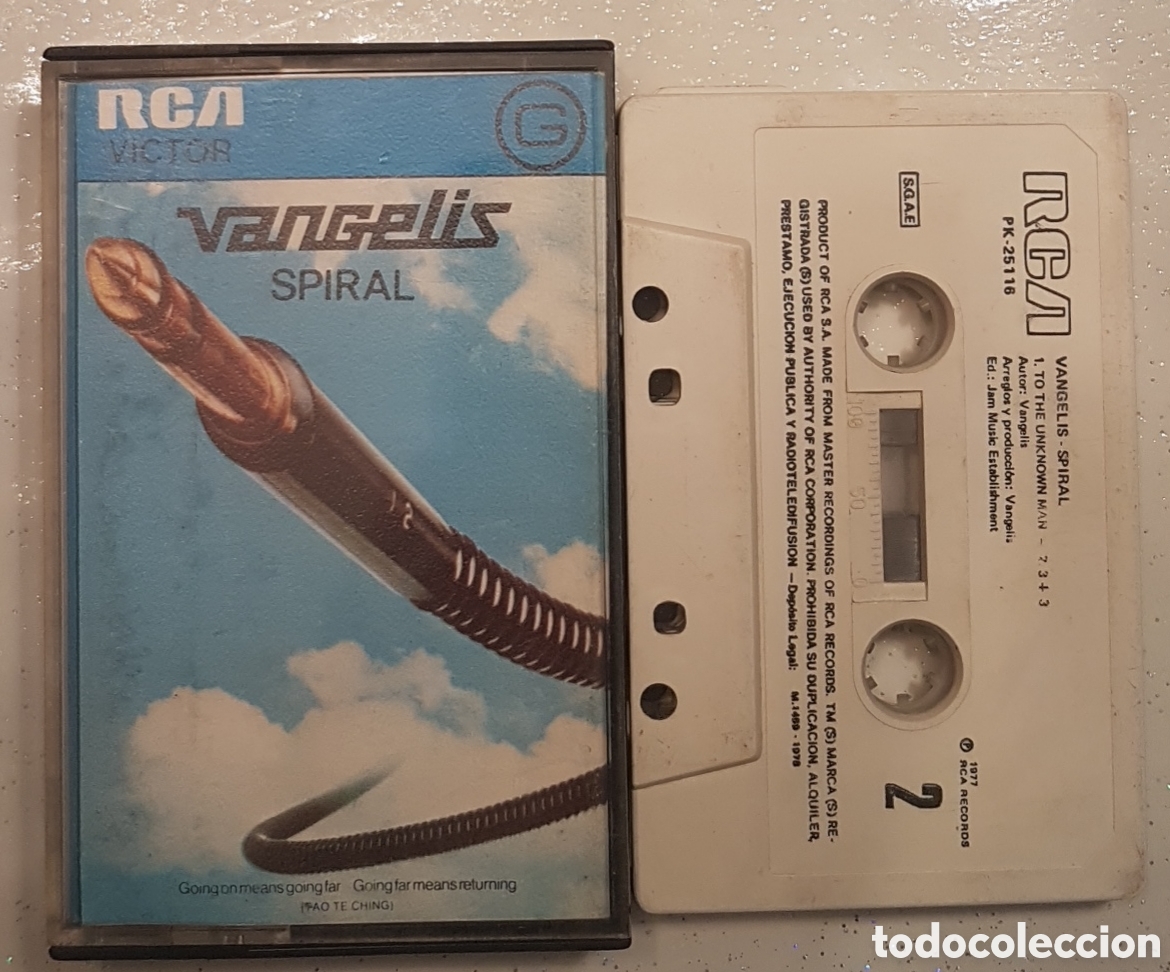 Casetes antiguos: VANGELIS - SPIRAL . CASETE - Foto 1