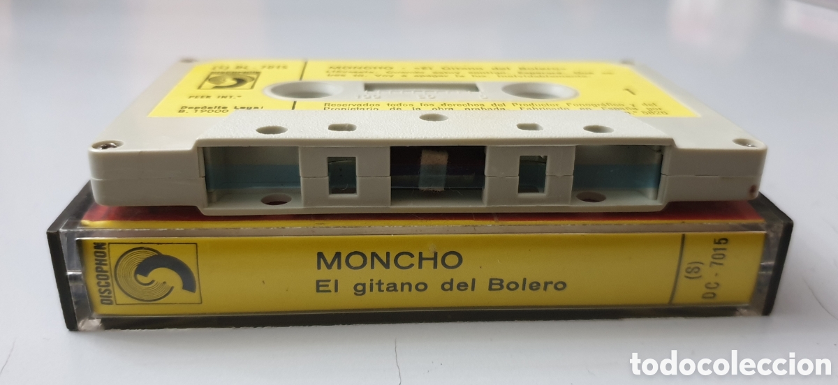 Casetes antiguos: CASSETTE MONCHO EL GITANO DEL BOLERO (Espa&ntilde;a - Discophon - 1970) - Foto 3