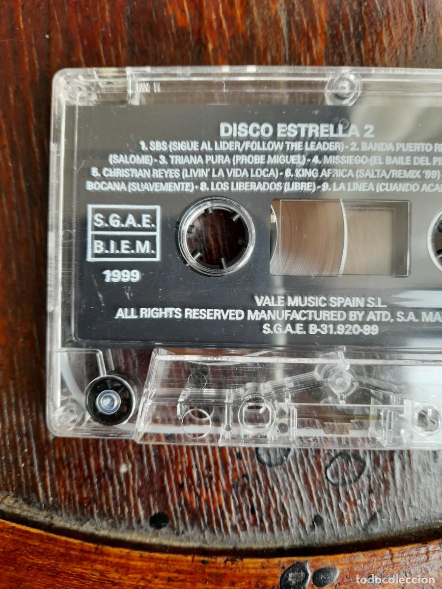 Casetes antiguos: Disco estrella vol 2 MC 1 a&ntilde;o 1999 - Foto 2