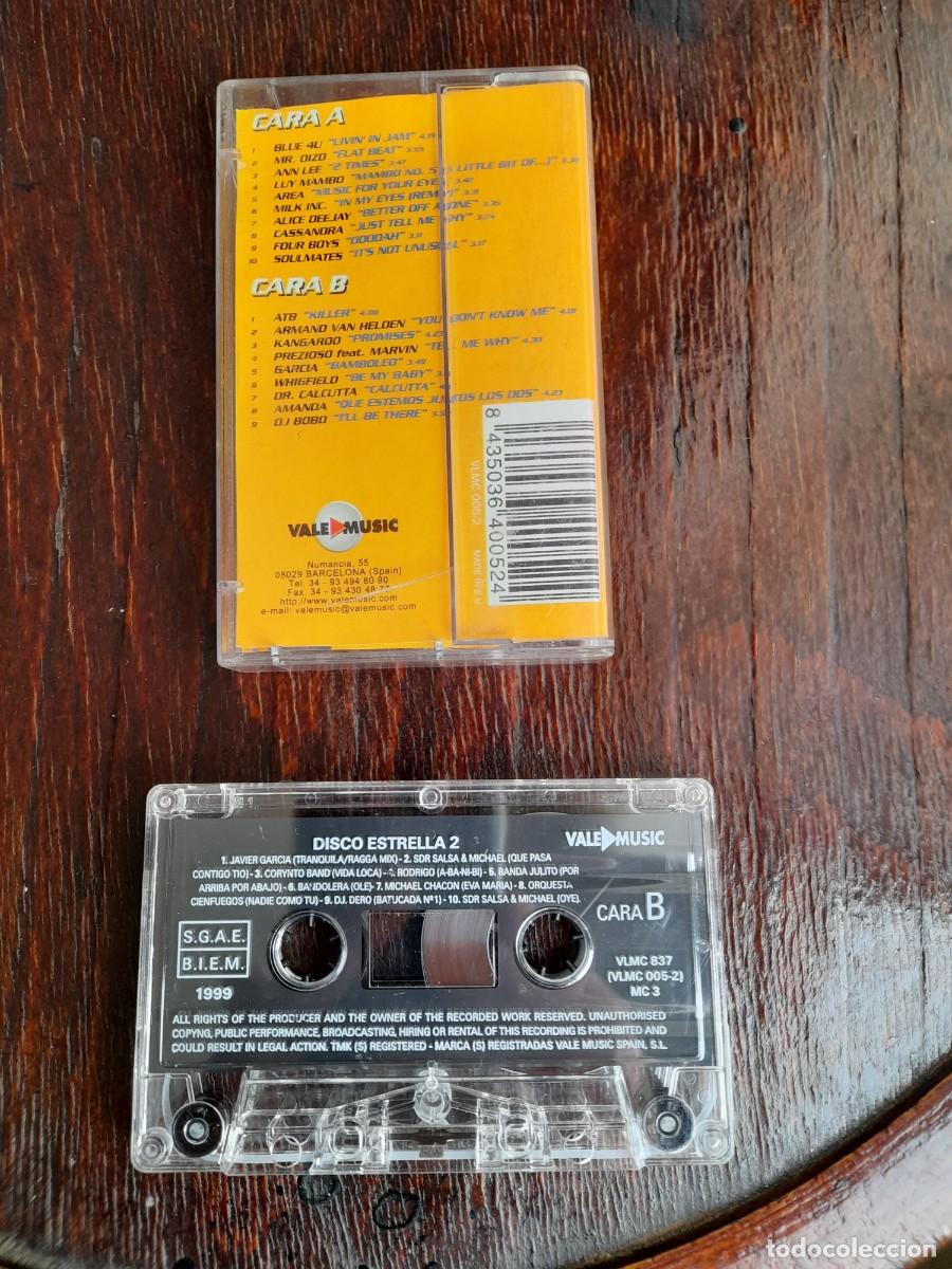 Casetes antiguos: Disco estrella vol 2 MC 1 a&ntilde;o 1999 - Foto 3