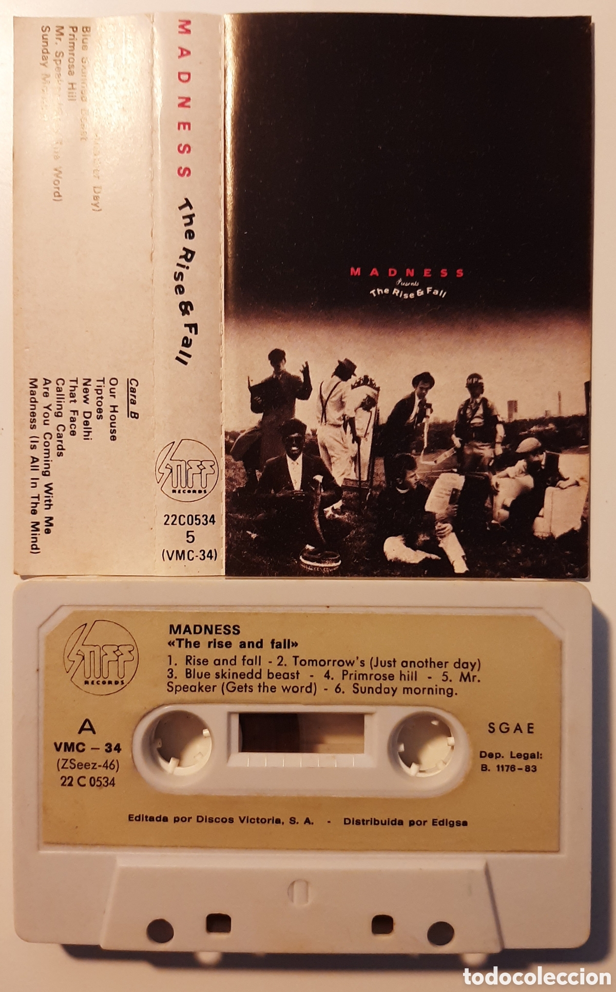 Casetes antiguos: MADNESS &rdquo;THE RISE & FALL&rdquo; CASETE - Foto 1