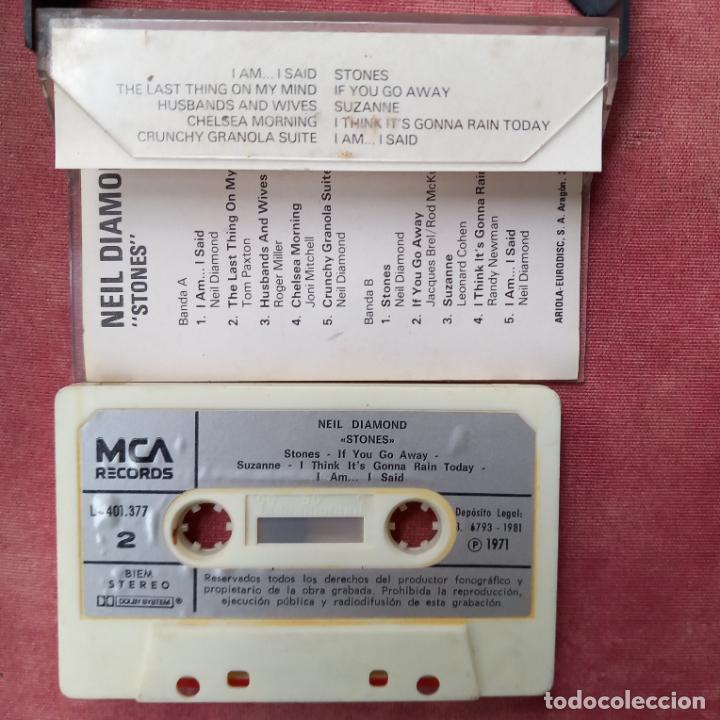 Casetes antiguos: NEIL DIAMOND. STONES. CASETE. - Foto 2