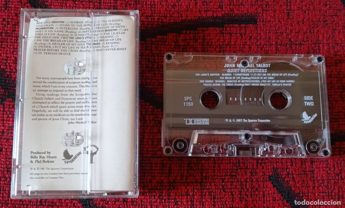 Casetes antiguos: JOHN MICHAEL TALBOT ** Quiet Reflections ** ORIGINAL 1987 USA CASSETTE - Foto 2