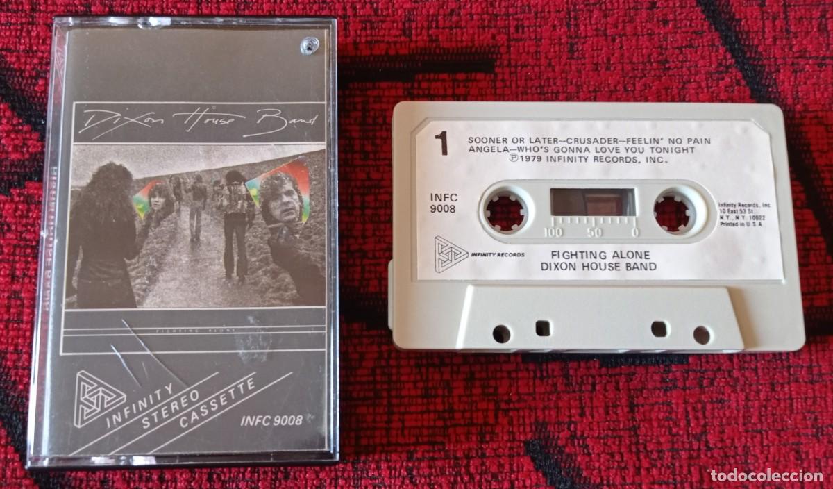 Casetes antiguos: DIXON HOUSE BAND ** Fighting Alone ** ORIGINAL 1979 USA CASSETTE
