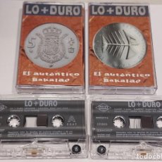 Casetes antiguos: LO + DURO / VOLUMEN 1 Y 2 / EL AUTÉNTICO BAKALAO / DOBLE CASETE-MAX MUSIC-1993 / IMPECABLES.. Lote 379325739