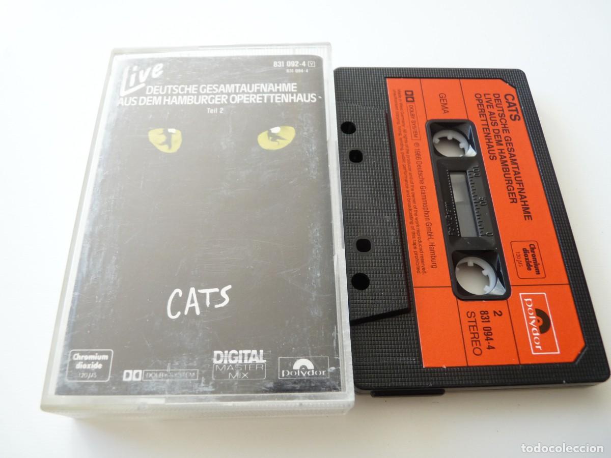 Old Cassettes: CASETE, CASSETTE CATS LIVE DEUTSCHE GESAMTAUFNAHME LIVE AUS DEM OPERETTENHAUS HAMBURG REF: 35-8
