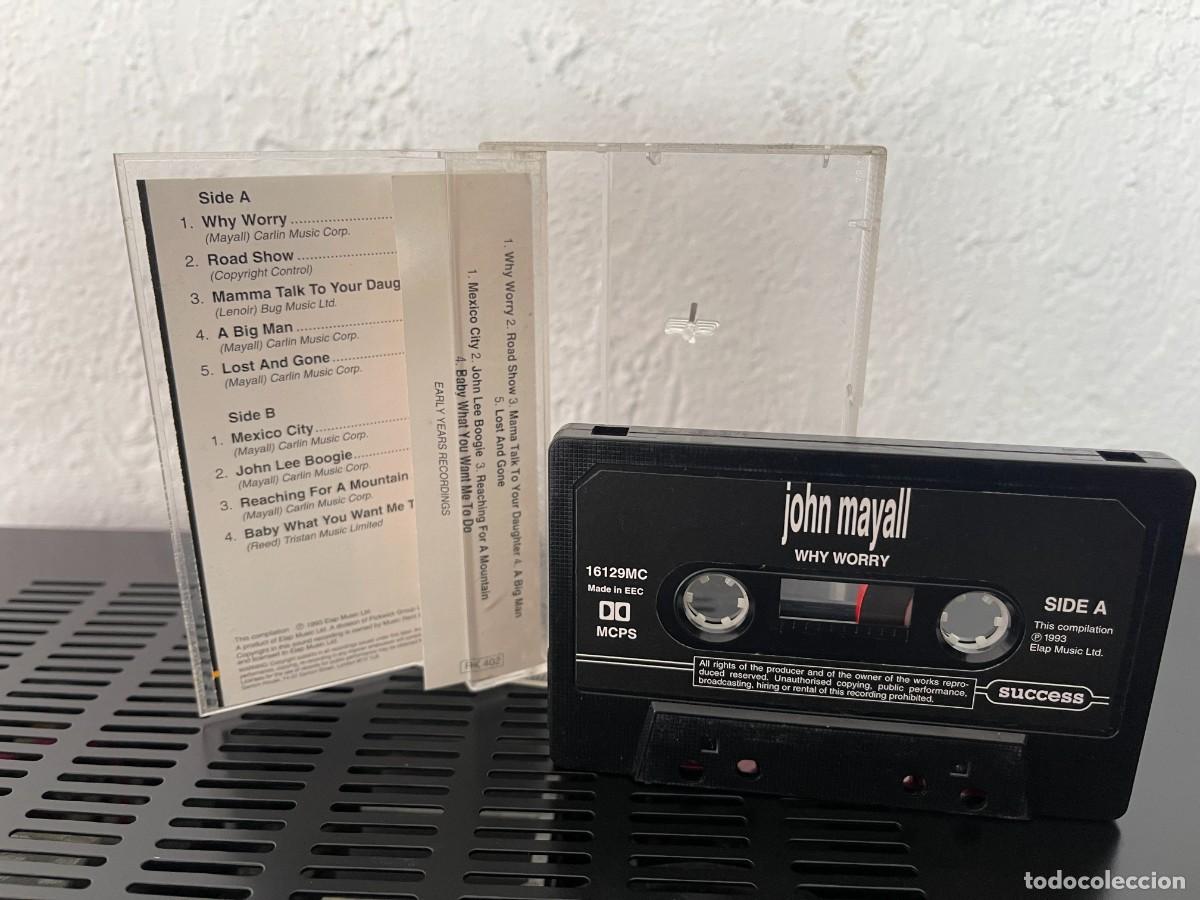 Casetes antiguos: John Mayall - Why Worry cassete - Foto 2