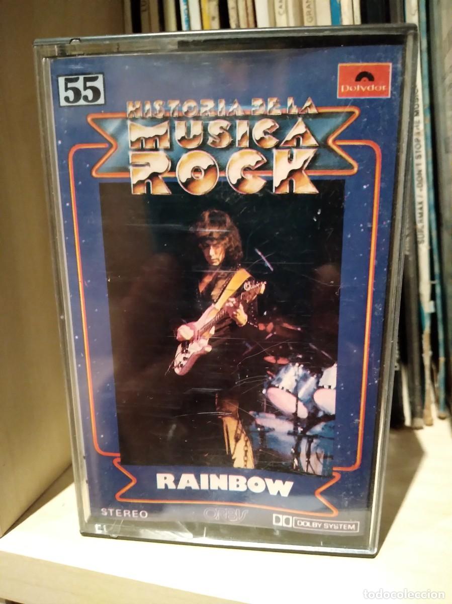 Alte Kassetten: RAINBOW-HISTORIA DE LA MUSICA ROCK-N&deg;55-CASSETE-CASSETTE-K7-