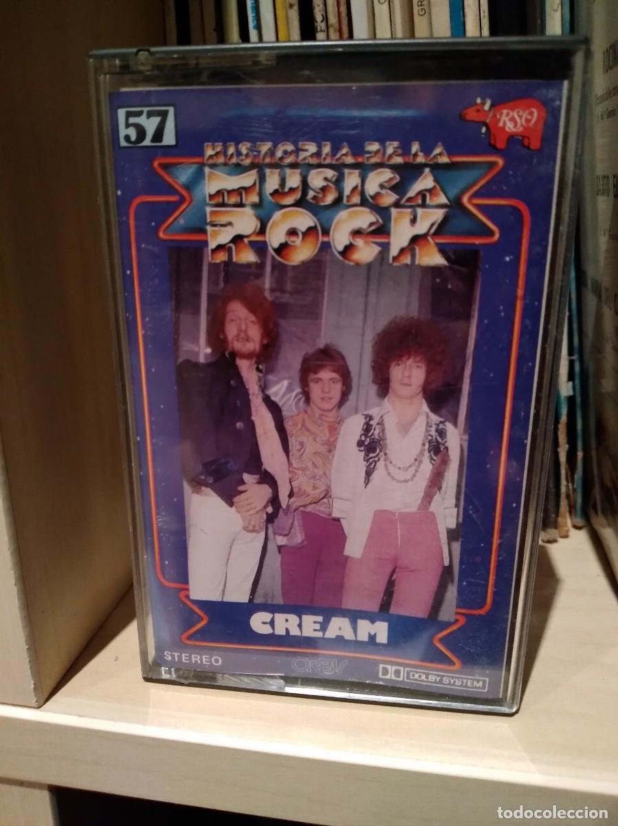 Alte Kassetten: CREAM-HISTORIA DE LA MUSICA ROCK-N&deg;57-CASSETE-CASSETTE-K7