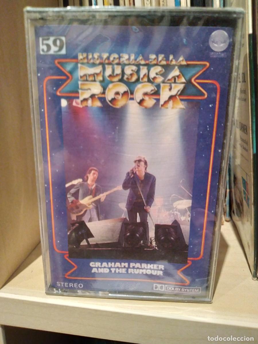 Alte Kassetten: GRAHAM PARKER AND THE RUMOUR-HISTORIA DE LA MUSICA ROCK-CASSETE-CASSETTE-K7-
