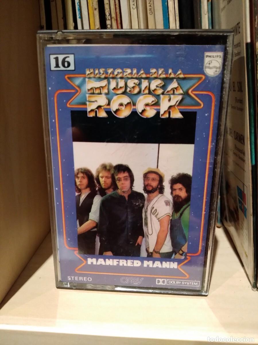 Alte Kassetten: MANFRED MANN-HISTORIA DE LA MUSICA ROCK-N&deg;16-CASSETE-CASSETTE-K7-