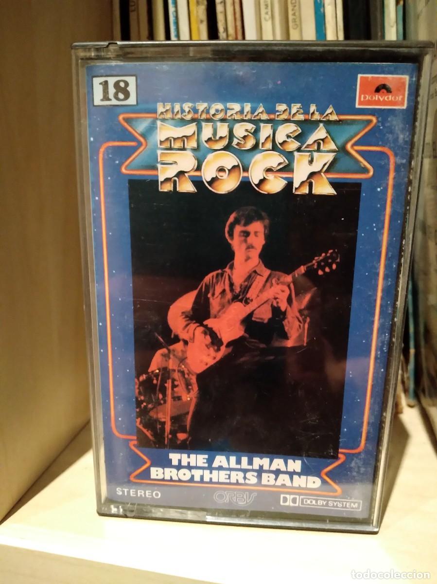 Alte Kassetten: THE ALLMANBBROTHERS BAND-HISTORIA DE LA MUSICA ROCK-N&deg;18-CASSETE-CASSETTE-K7-