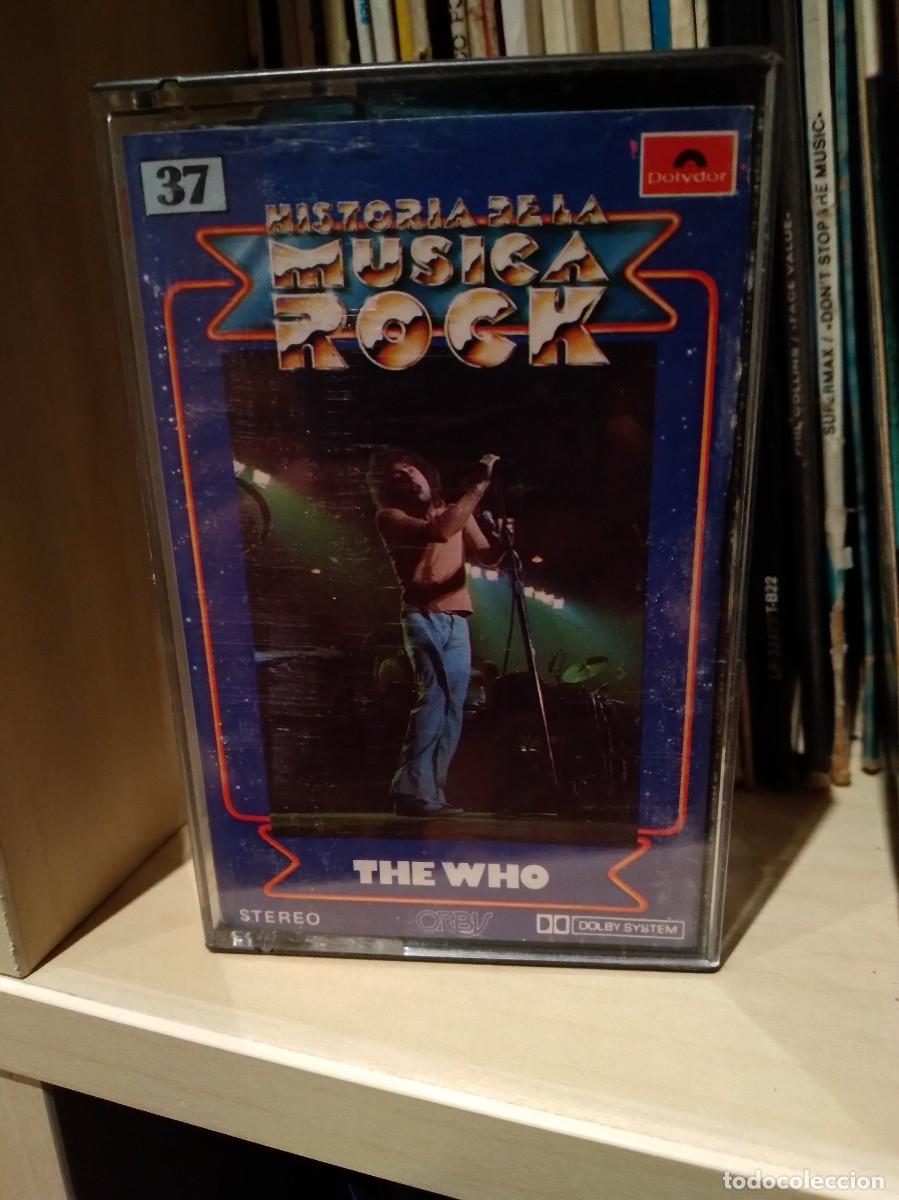 Casetes antiguos: THE WHO-HISTORIA DE LA MUSICA ROCK-N&deg;37-CASSETE-CASSETTE-K7-
