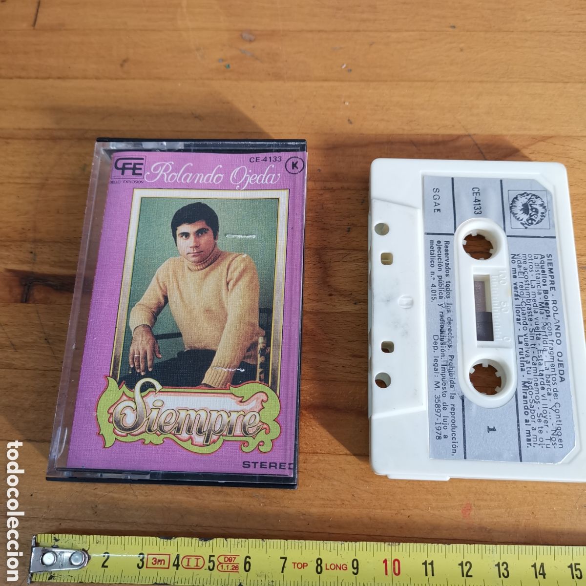 Casetes antiguos: Cinta de casete de Rolando Ojeda, 1978 - Foto 1