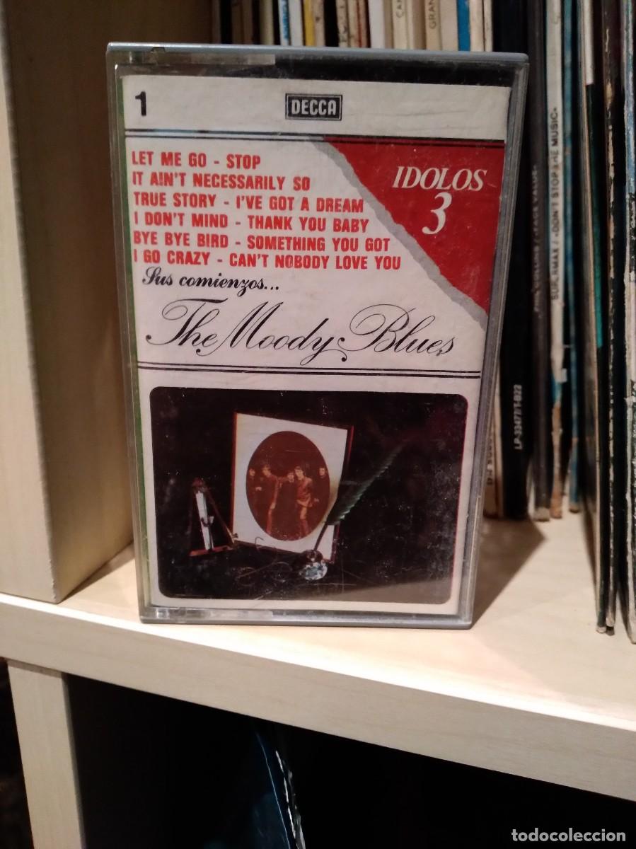Cassettes Anciennes: THE MOODY BLUES-TRES COMIENZOS-IDOLOS 3-1-CASSETE-CASSETTE-K7-