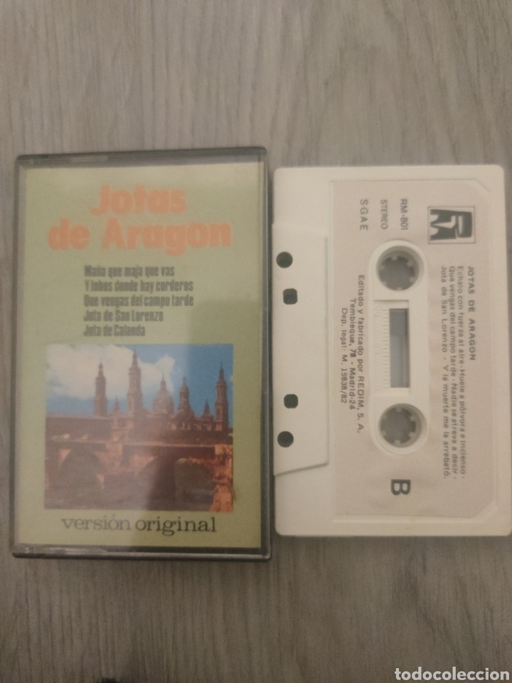 Casetes antiguos: CASETE - JOTAS DE ARAGON - VERSI&Oacute;N ORIGINAL - CASSETTE - Foto 1