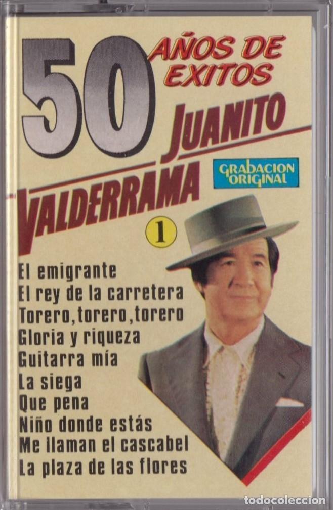 Casetes antiguos: 50 A&Ntilde;OS DE EXITOS JUANITO VALDERRAMA - Foto 1