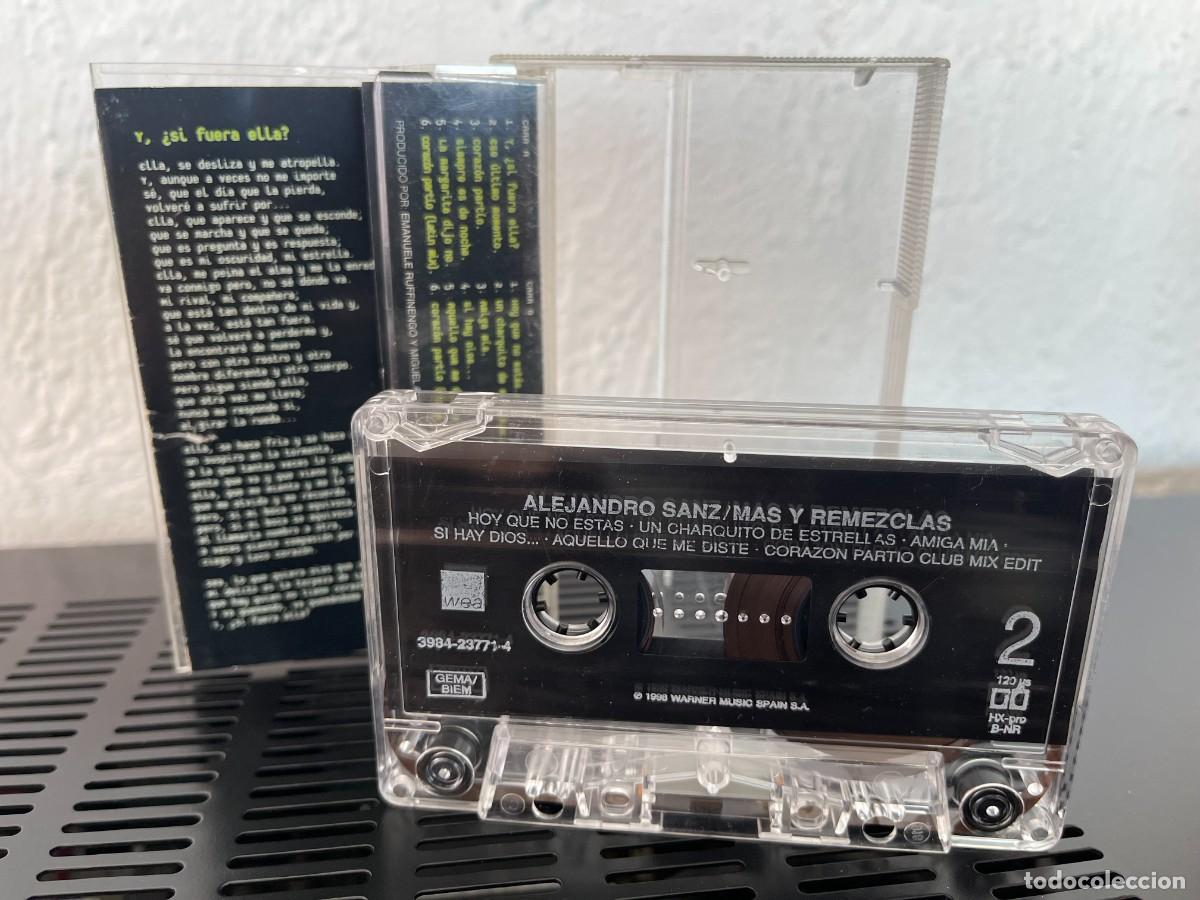 Casetes antiguos: Alejandro Sanz - M&aacute;s Cass, - Foto 2