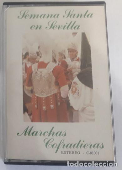 Casetes antiguos: SEMANA SANTA EN SEVILLA MARCHAS COFRADIERAS