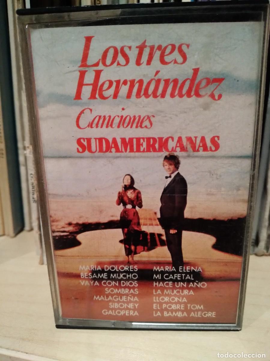 Cassettes Anciennes: LOS TRES HERNANDEZ-CANCIONES SUDAMERICANAS-CASSETE-CASSETTE-K7-
