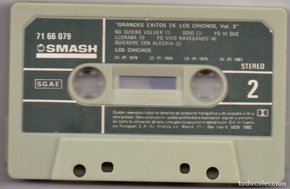 Casetes antiguos: LOS CHICHOS VOL 3 GRANDES EXITOS - Foto 2