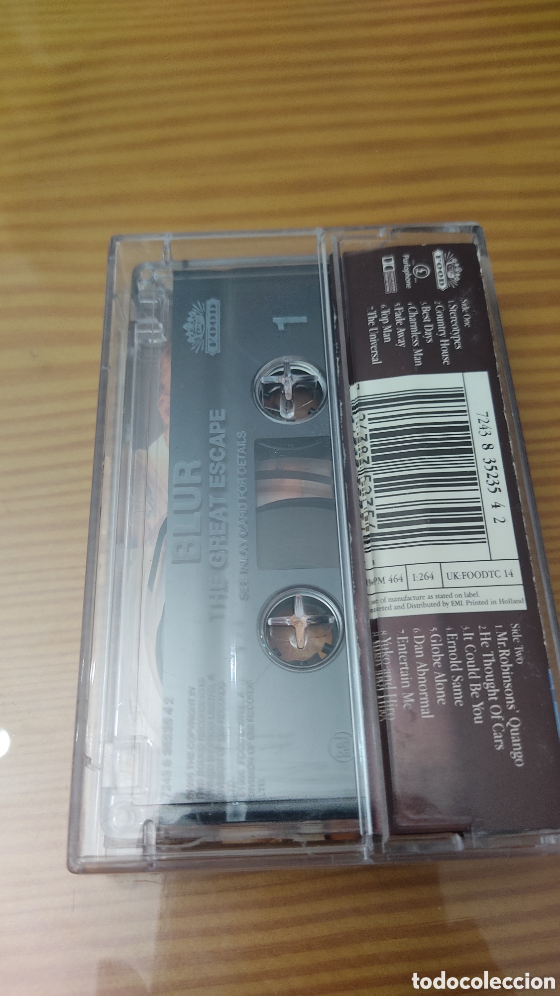 Casetes antiguos: Cinta de cassette de Blur &rdquo; The Great Escape &rdquo; - Foto 2
