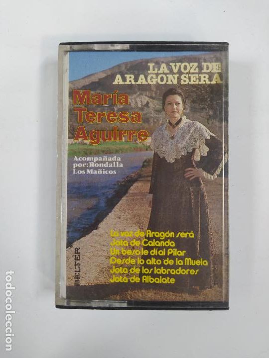 Casetes antiguos: LA VOZ DE ARAG&Oacute;N SERA. MAR&Iacute;A TERESA AGUIRRE. CASETE. TDKCST42