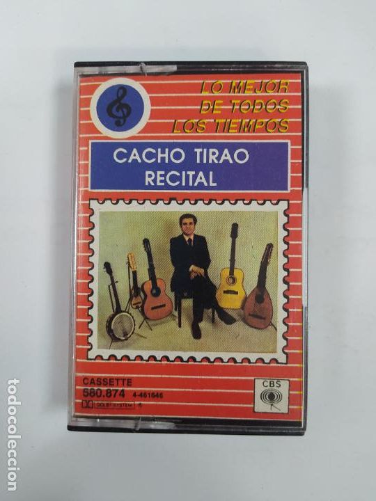 Cassetes antigas: CACHO TIRAO RECITAL. LO MEJOR DE TODOS LOS TIEMPOS. CASETE. TDKCST42
