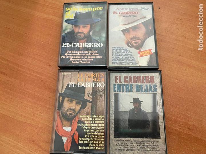 Casetes antiguos: LOTE 4 CASSETTES EL CABRERO (CAI2) - Foto 1