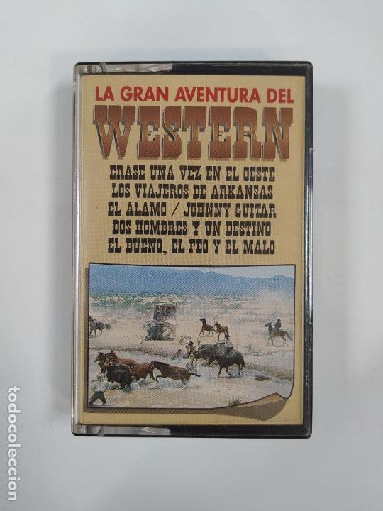 Cassetes antigas: LA GRAN AVENTURA DEL WESTERN. CASETE. TDKCST43