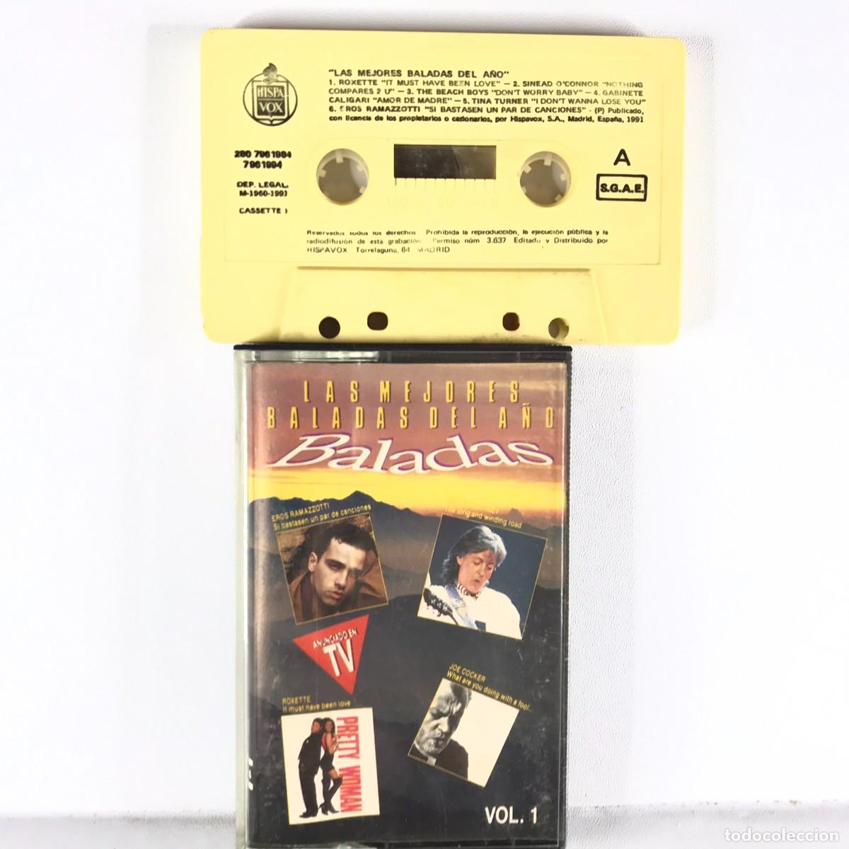 Casetes antiguos: Various ● Las Mejores Baladas Del A&ntilde;o ● CASSETTE - Foto 1