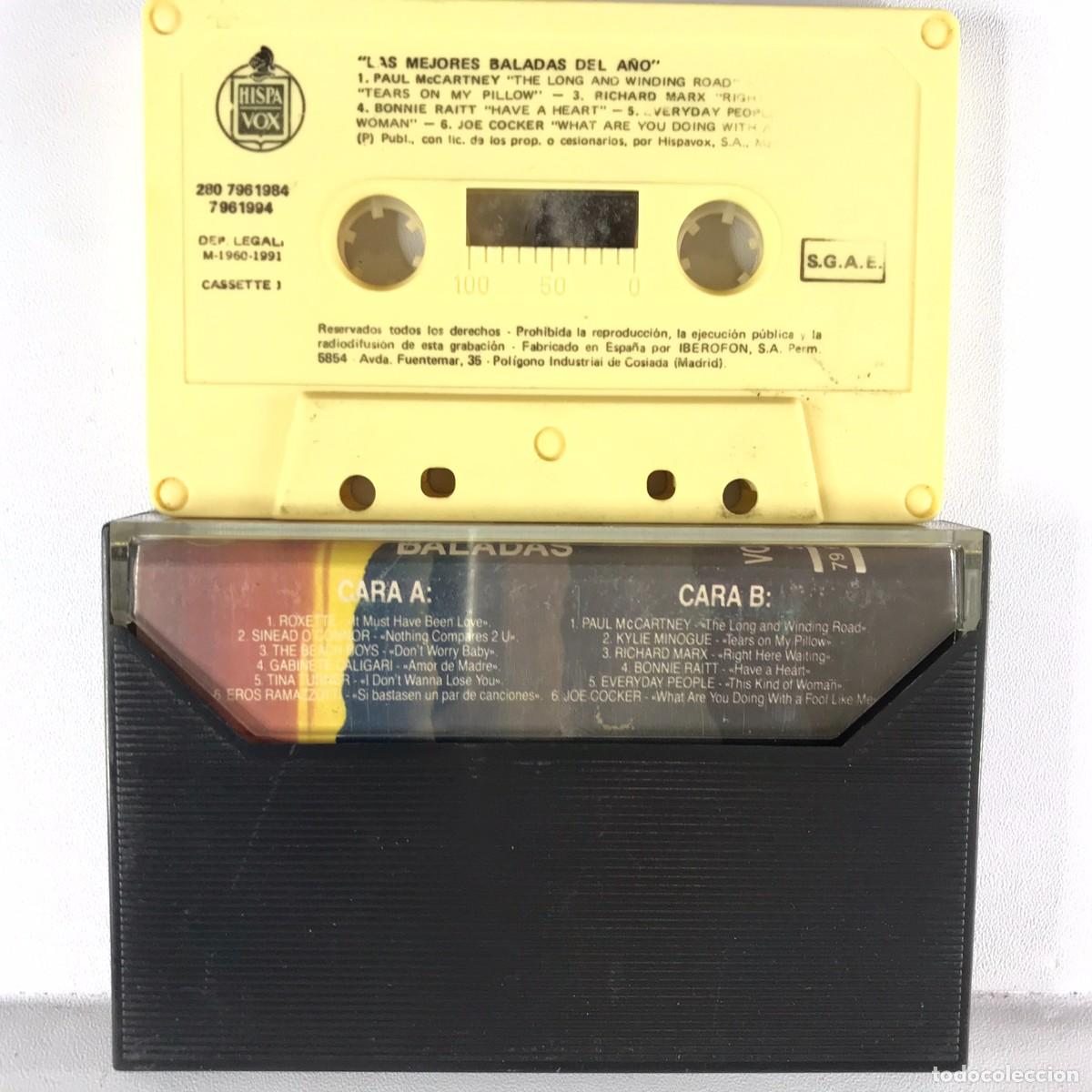 Casetes antiguos: Various ● Las Mejores Baladas Del A&ntilde;o ● CASSETTE - Foto 2