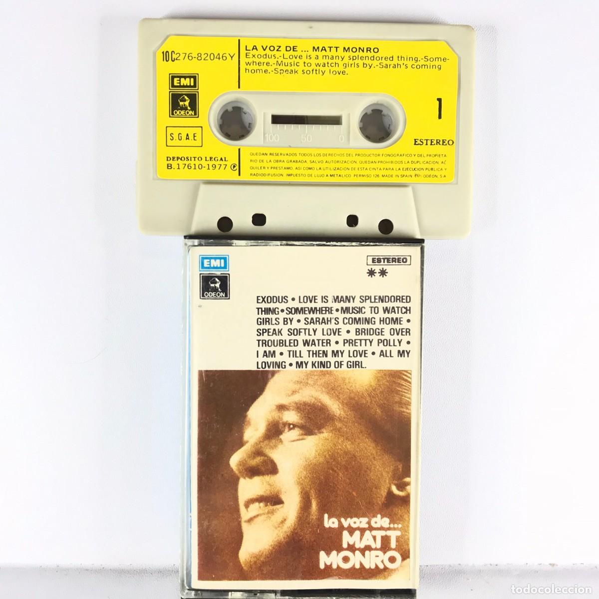 Casetes antiguos: Matt Monro ● La Voz De... Matt Monro ● CASSETTE - Foto 1