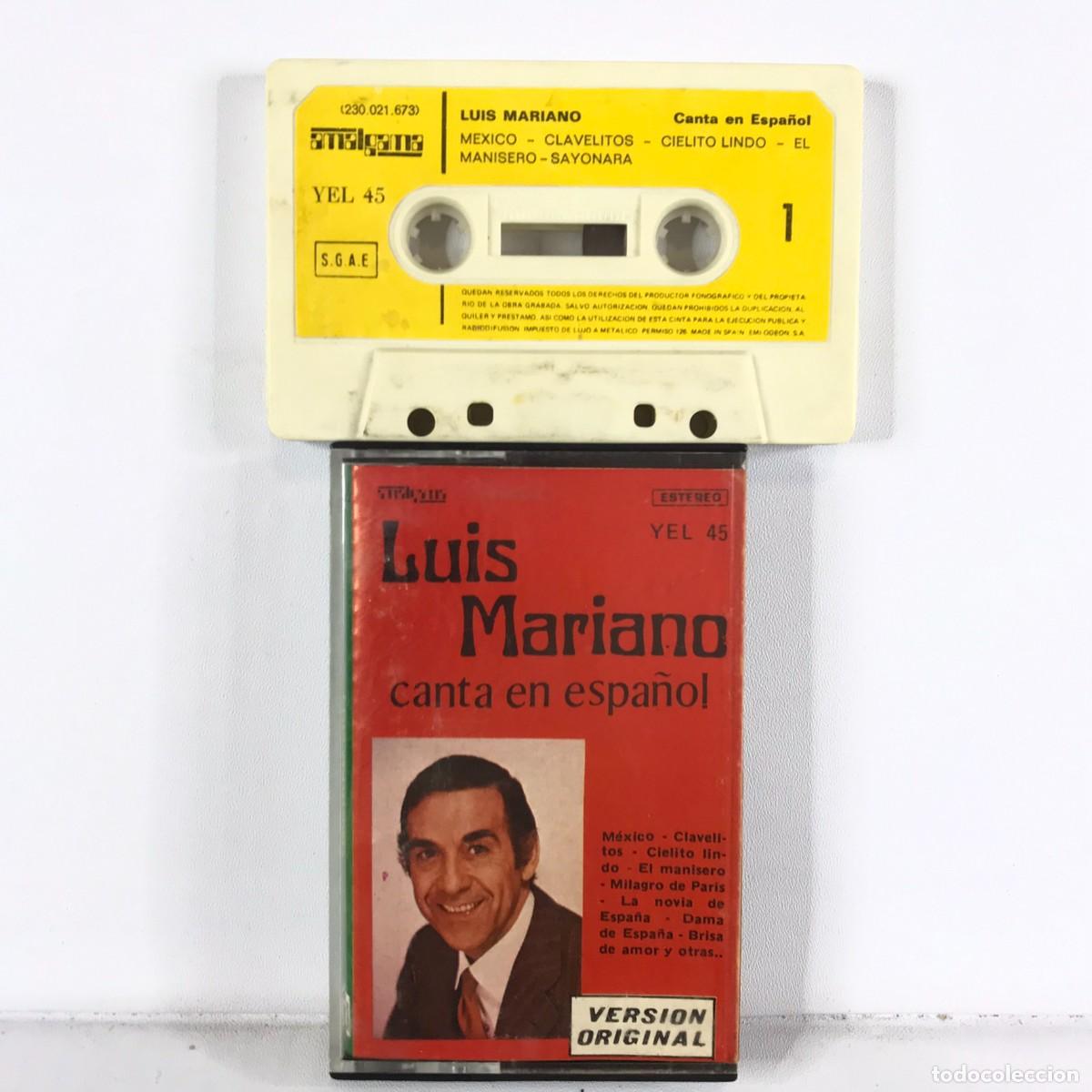 Casetes antiguos: Luis Mariano ● Canta en Espa&ntilde;ol ● CASSETTE - Foto 1