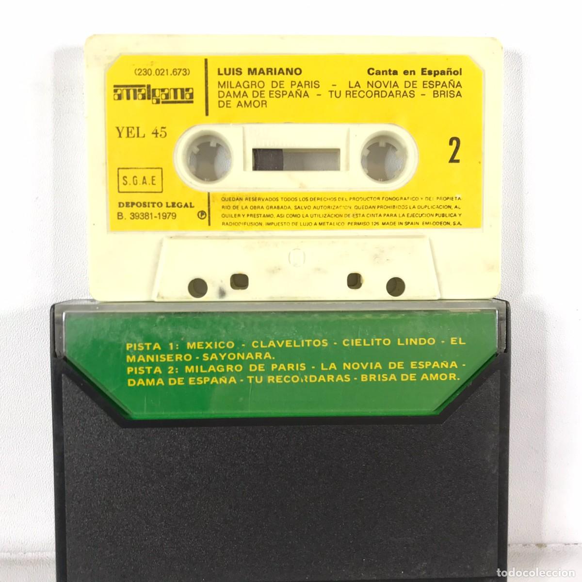 Casetes antiguos: Luis Mariano ● Canta en Espa&ntilde;ol ● CASSETTE - Foto 2