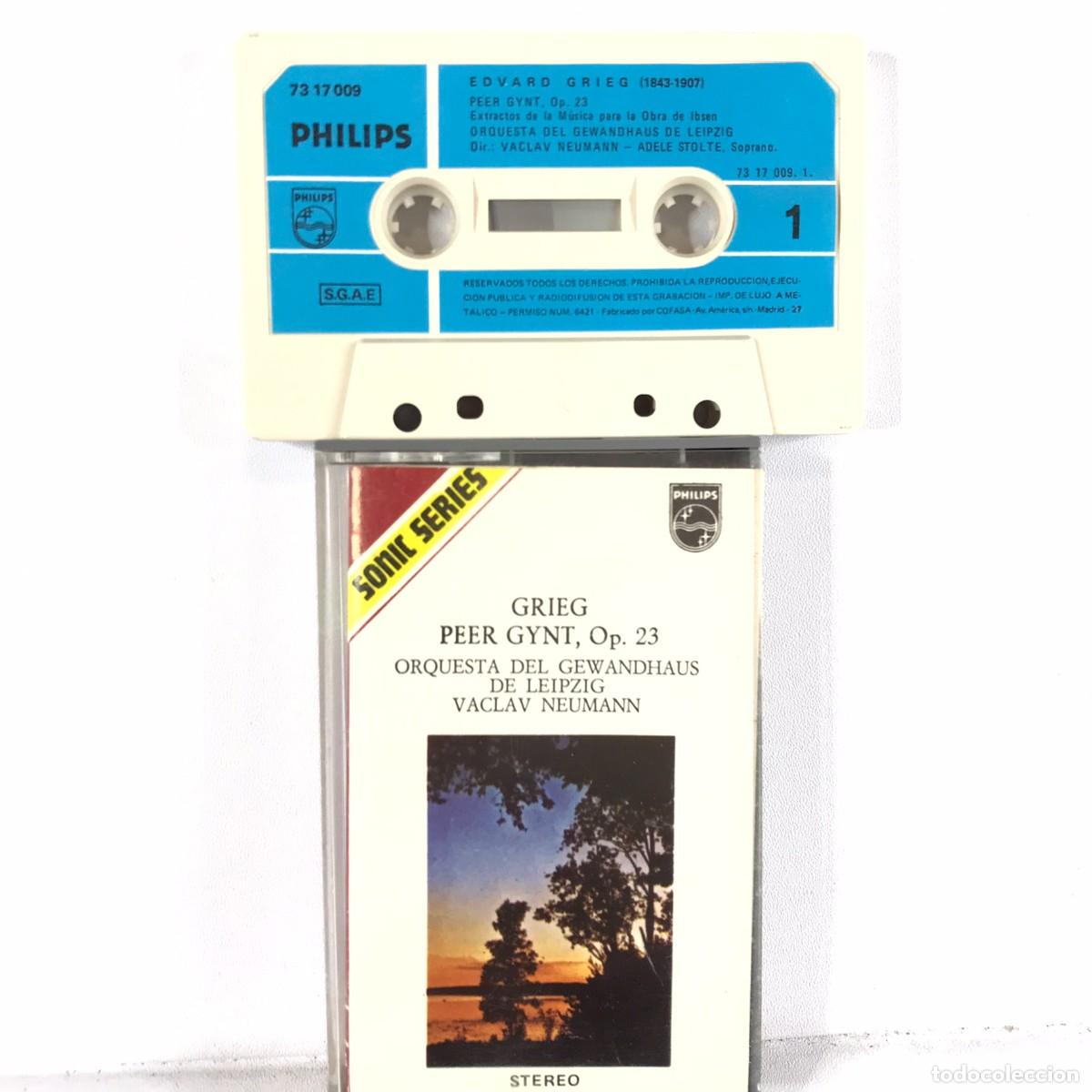 Casetes antiguos: Edvard Grieg ● Peer Gynt Op.23 ● CASSETTE - Foto 1
