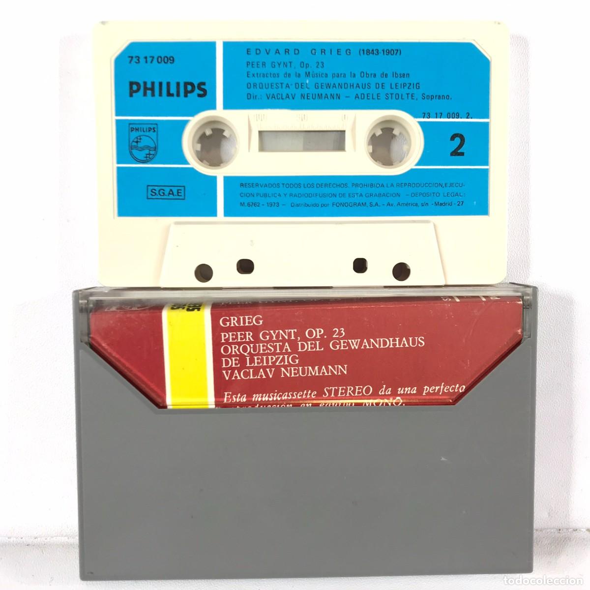 Casetes antiguos: Edvard Grieg ● Peer Gynt Op.23 ● CASSETTE - Foto 2