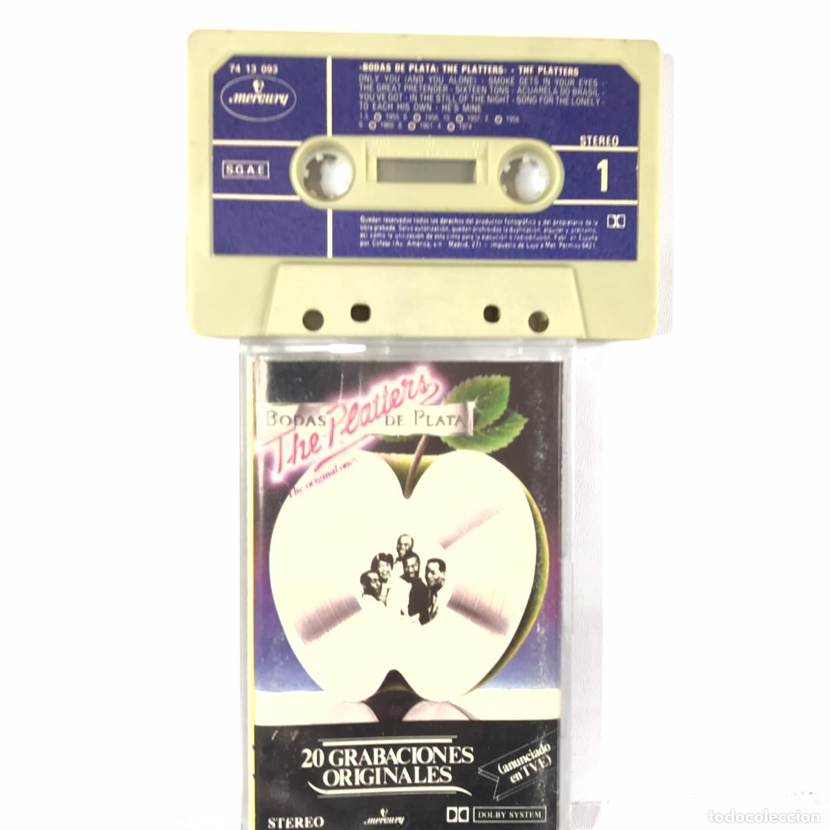 Casetes antiguos: The Platters ● Bodas De Plata ● Cassette, Compilation, Stereo - Foto 1