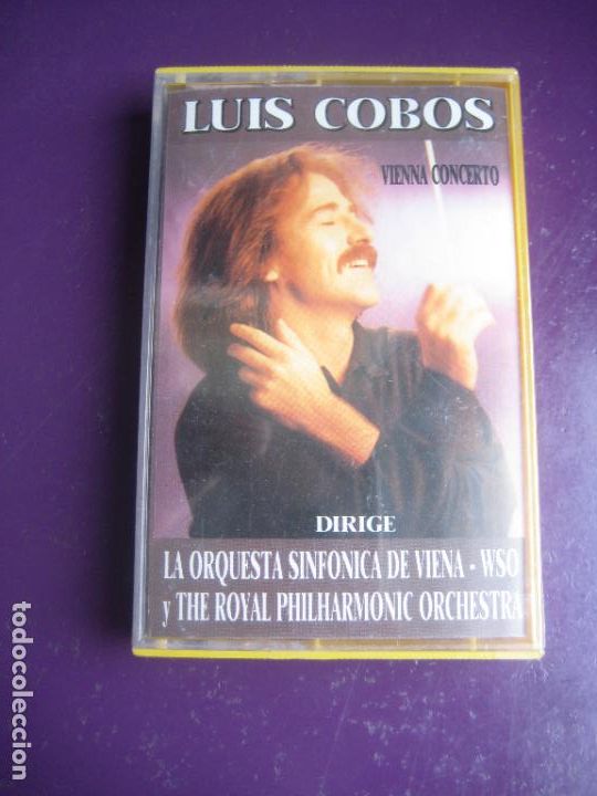 Casetes antiguos: LUIS COBOS + ROYAL PHILARMONIC - Vienna Concerto - CASETE EPIC PRECINTADA - CLASICA EASY LISTENING