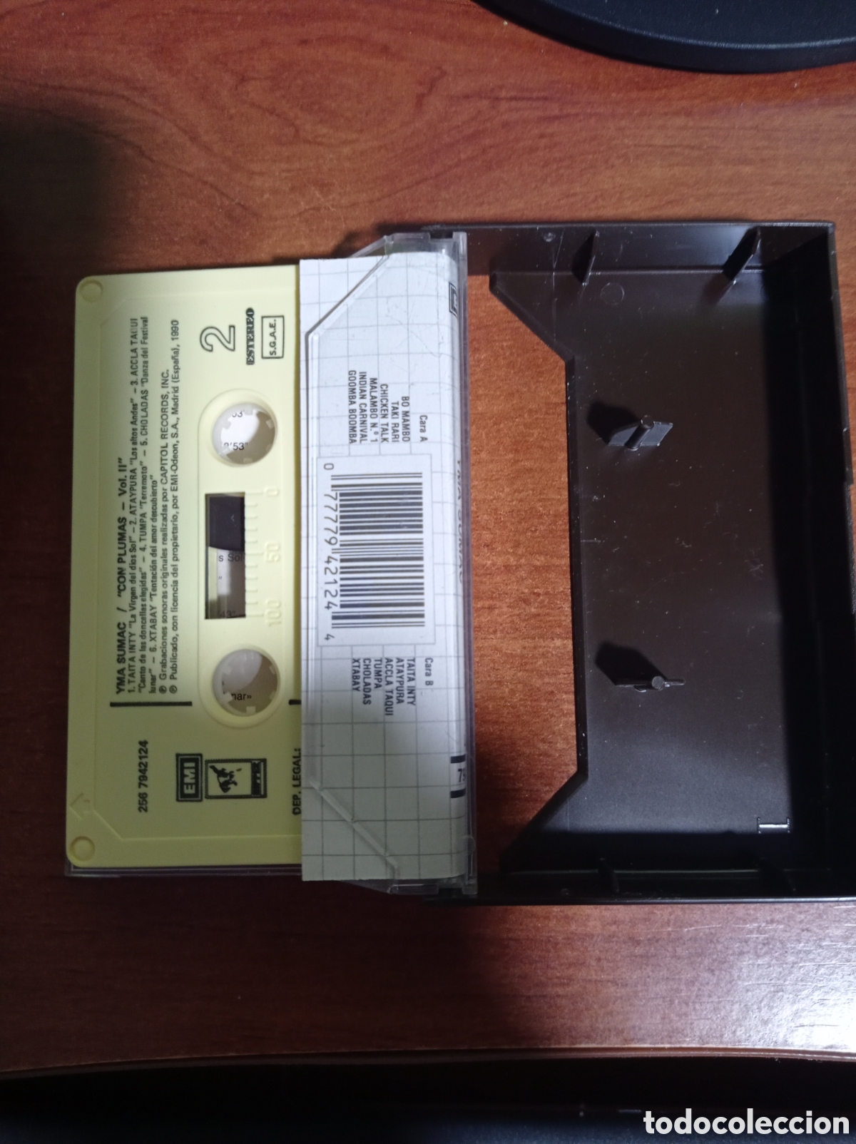 Casetes antiguos: Cassette YMA SUMAC. CON PLUMAS - Foto 2