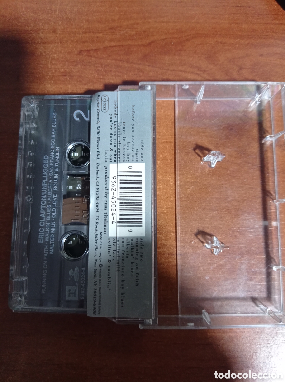 Casetes antiguos: CASETE , ERIC CLAPTON / UN PLUGGED - Foto 2