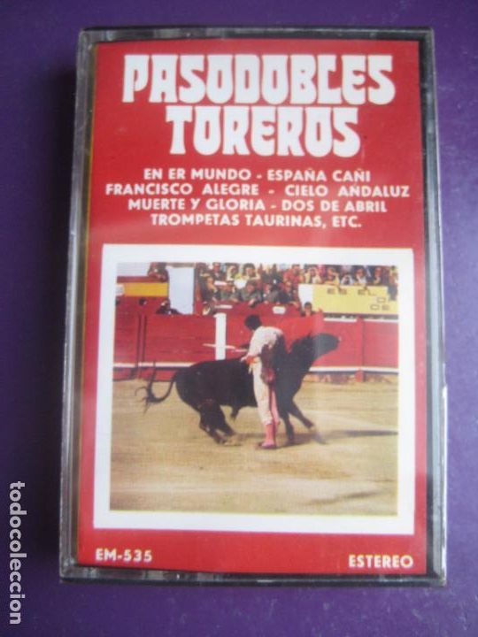 Cassetes antigas: PASODOBLES TOREROS - CASETE BEGO PRECINTADA - ESPA&Ntilde;A CA&Ntilde;I, EN ER MUNDO, TOROS Y COPLA